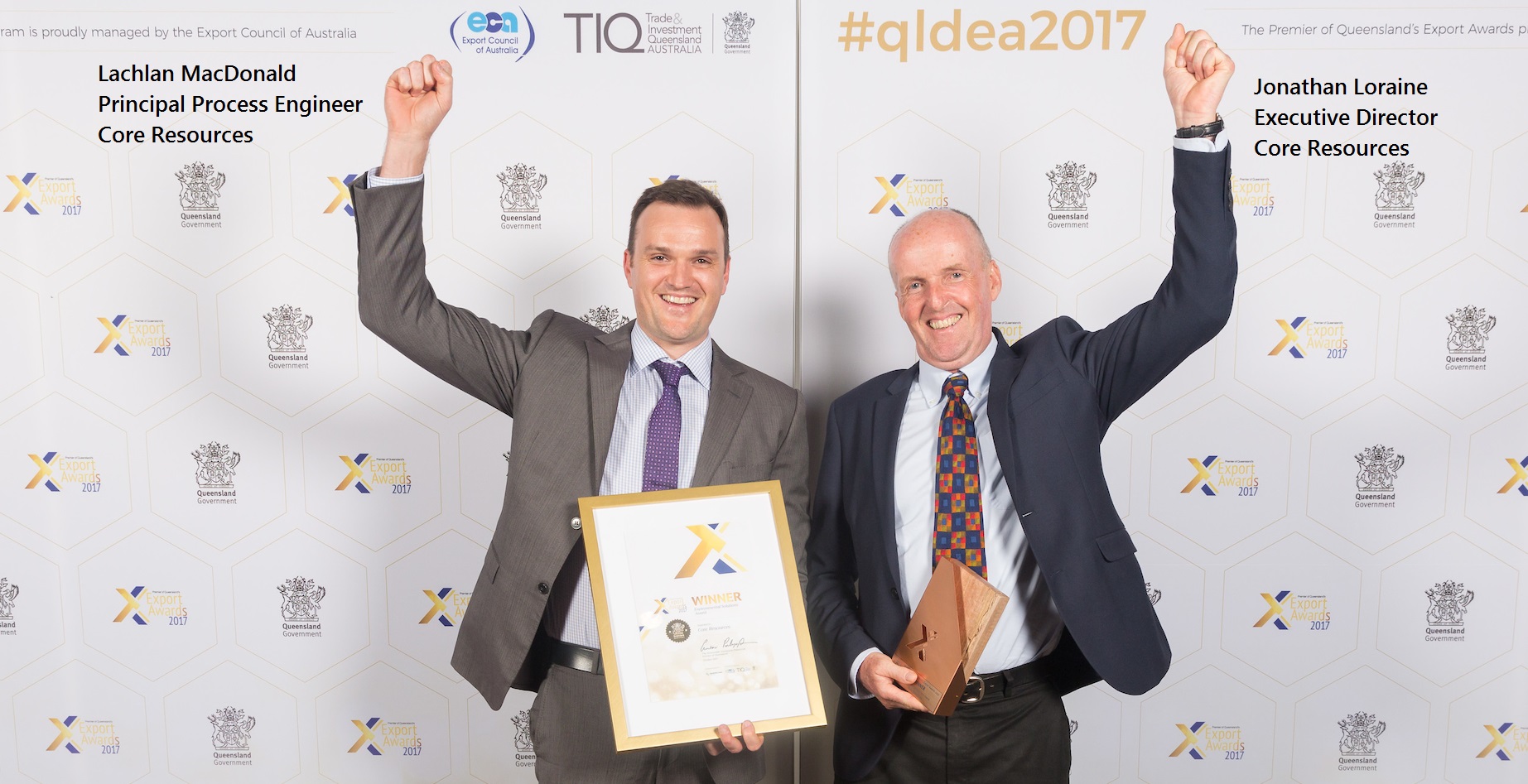 Queensland Export Award (2017) - Core Resources